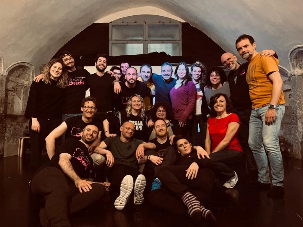 Improv performance with dramatic lighting