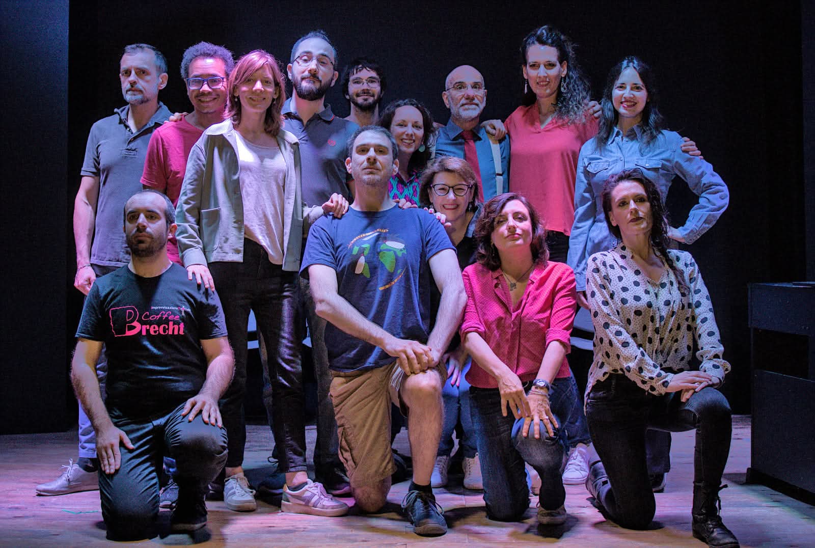 Youth improv workshop group photo